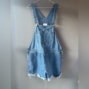 Old Navy Size XL, Denim Jean Short Overalls, Summer Casual Wear, 100% Cotton
